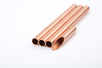 C1020 deoxidized grooved copper tubes